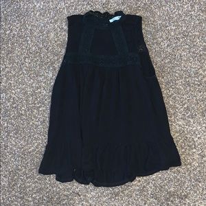 Black high neck tank